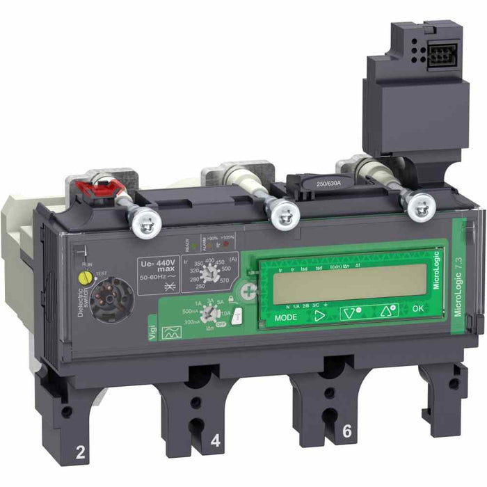 NSX400/630 Trip Unit 3P 400A MicroLogic Vigi 7.3E
