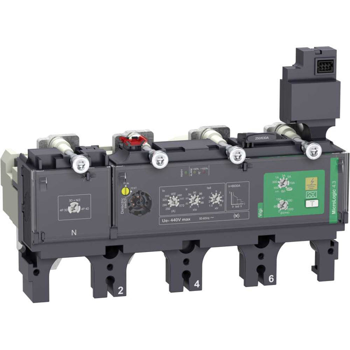 NSX400/630 Trip Unit 4P 400A MicroLogic Vigi 4.3