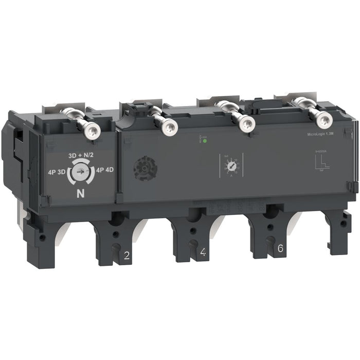 NSX630 Trip Unit 4P 3D 500A MicroLogic 1.3M