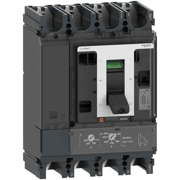 NSX500 DC PV Circuit Breaker 4P 500A 10kA/1000VDC