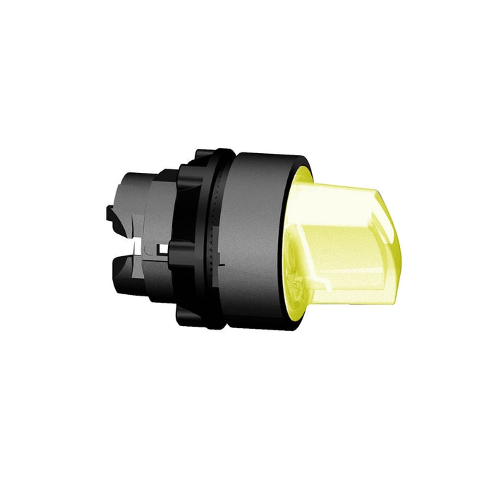 XB4/5 Selector Sw Head Illum 22mm Orange 2pos Spr Return