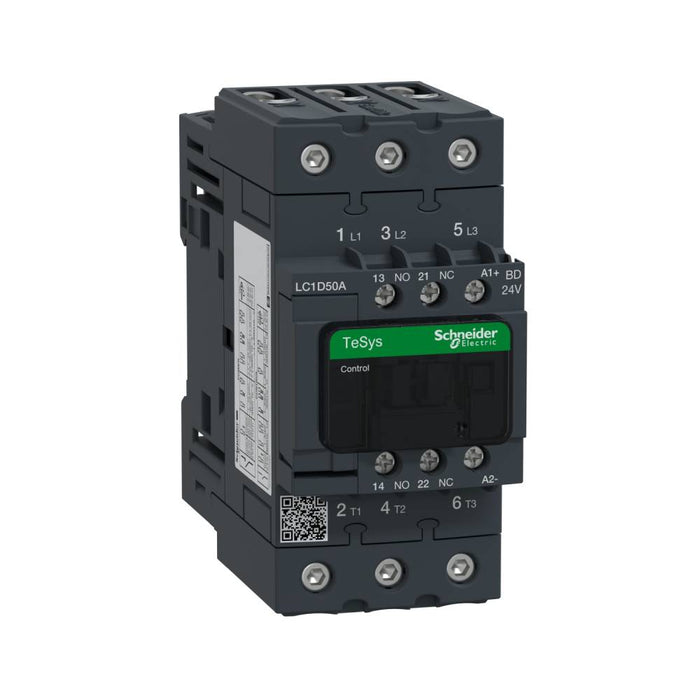 Contactor 3P AC-3/AC-3e 440V 50 A 24V DC Standard Coil