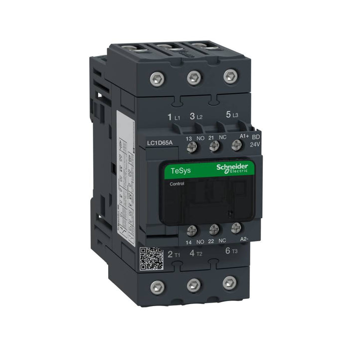 Contactor 3P AC-3/AC-3e 440V 65 A 24V DC Standard Coil