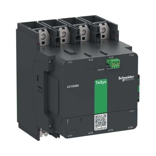 Tesys Contactor 4P 400A 440V AC3 Standard 48-130VAC/DC Coil