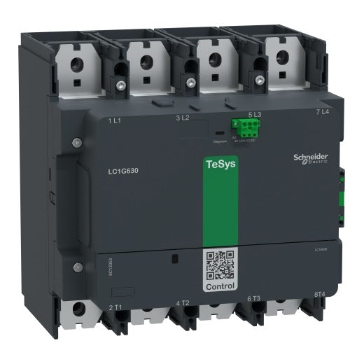 Tesys Contactor 4P 800A 440V AC3 Standard 100-250VAC/DC Coil