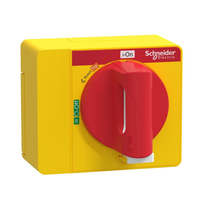 Direct Rotary Handle ComPacT NSXm Red Handle/Yellow Fr IP40