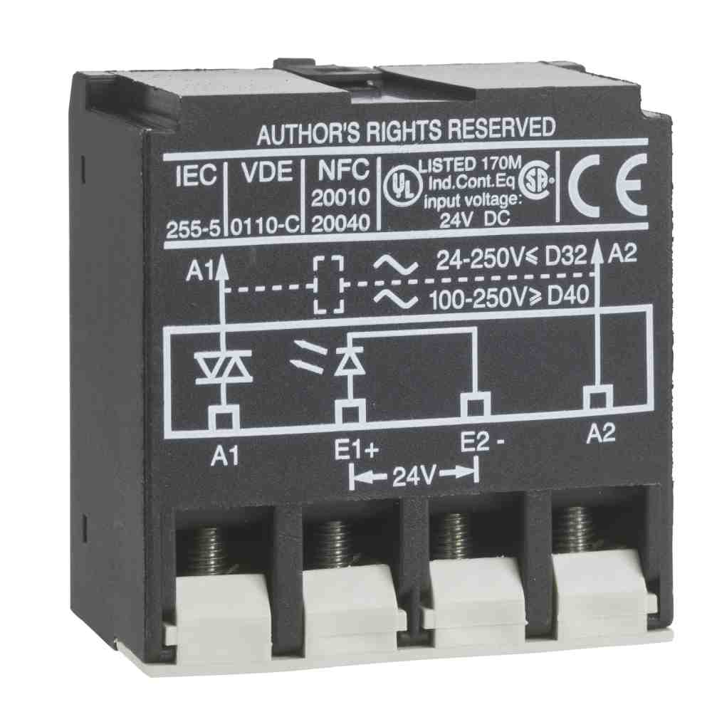 Amplifier module for contactor