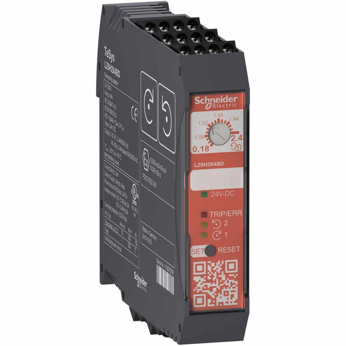TeSys Rev Starter Hybrid Safe-Torque-Off .75kW-400 Con 24VDC
