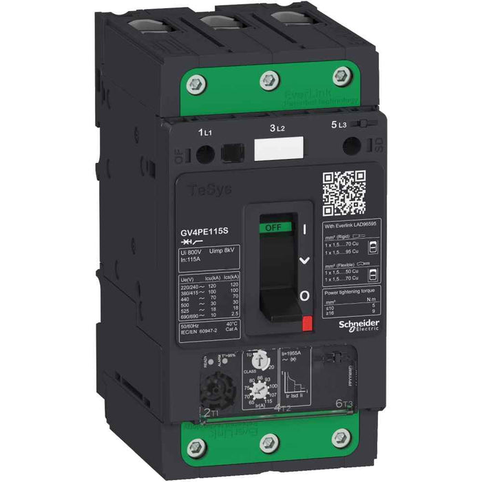 Motor Circuit Breaker GV4PE Thermal Magnet 12.5A 50kA Elink