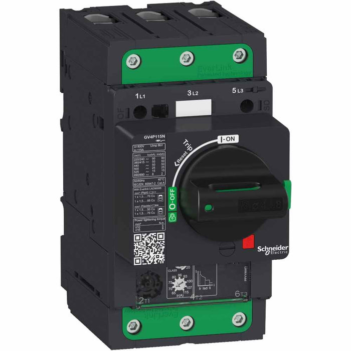 Motor Circuit Breaker GV4P Thermal Magnetic 115A 50kA Elink