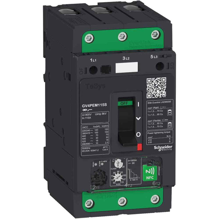 Motor Circuit Breaker GV4PE Multi Therm Mag 3.5A 50kA Elink