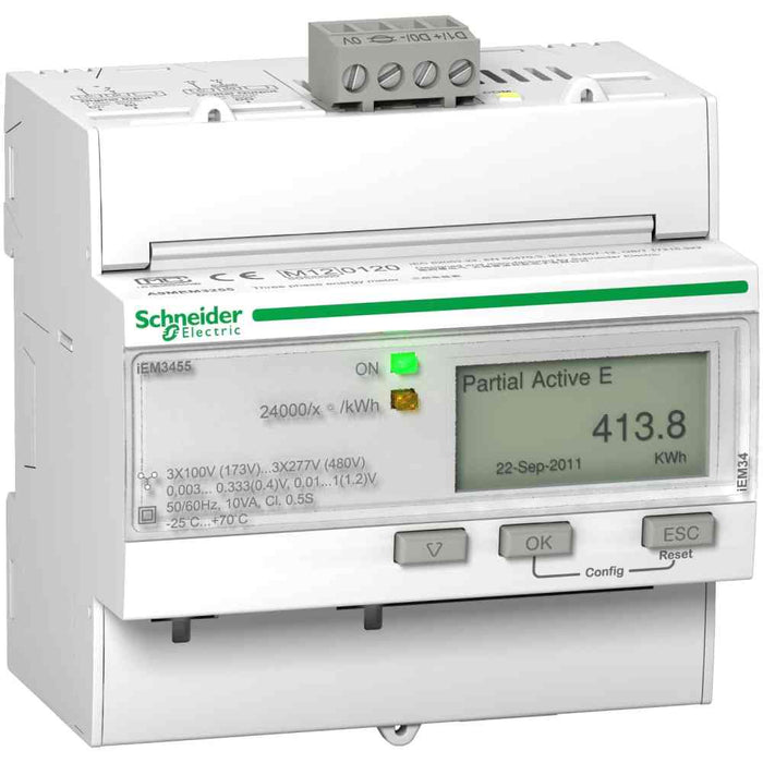 Energy Meter iEM3455 Modbus 1 DI 1 DO Multitariff LVCT