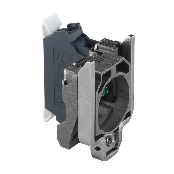 XB4 Contact Block W/Body/Fixing Collar Spr Clamp Term 1NO