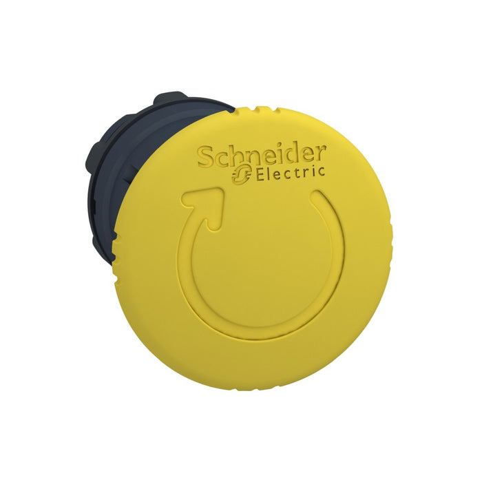 XB5 Pbutton Head Mroom(40) 22mm Yellow Latch Turn Release
