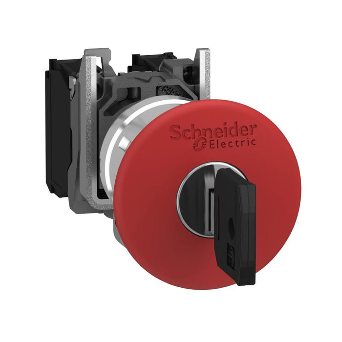 XB4 E Stop Sw Off Red Mroom(40) 22mm Key Release 1NO/1NC