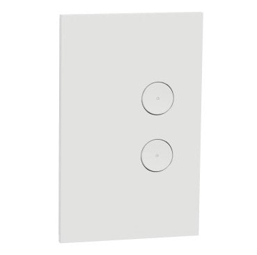 C-Bus Saturn Zen Fascia Only 2-Key White