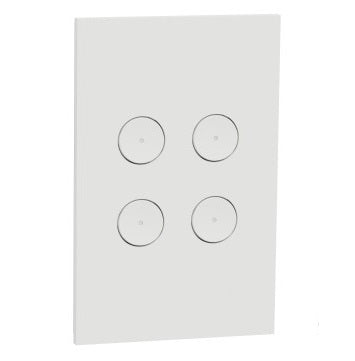 C-Bus Saturn Zen A-Series Key Input Unit 4-Key White