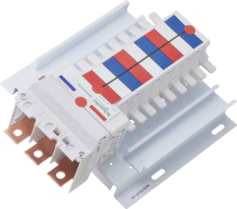 MCB/RCBO Chassis 18Pole 400A 18mm 3Ph Top/Bottom Feed