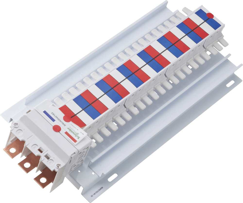 MCB/RCBO Chassis 42Pole 400A 18mm 3Ph Top/Bottom Feed