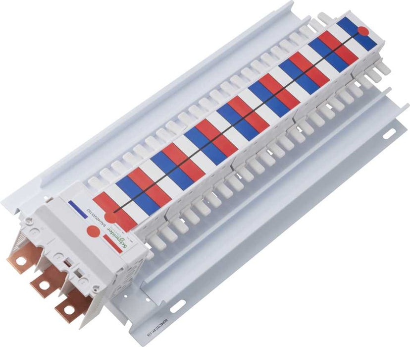 MCB/RCBO Chassis 48Pole 400A 18mm 3Ph Top/Bottom Feed