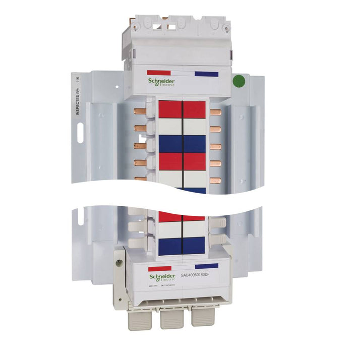 MCB/RCBO Chassis 96Pole 400A 18mm 3Ph Dual Feed