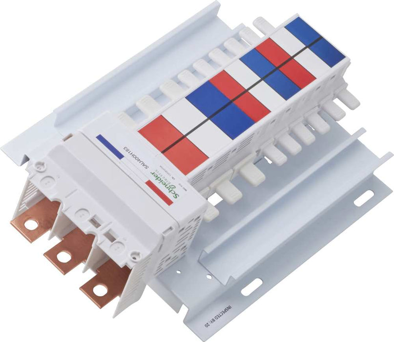 MCB/RCBO Chassis 18Pole 400A 18/27mm 3Ph Top/Bottom Feed
