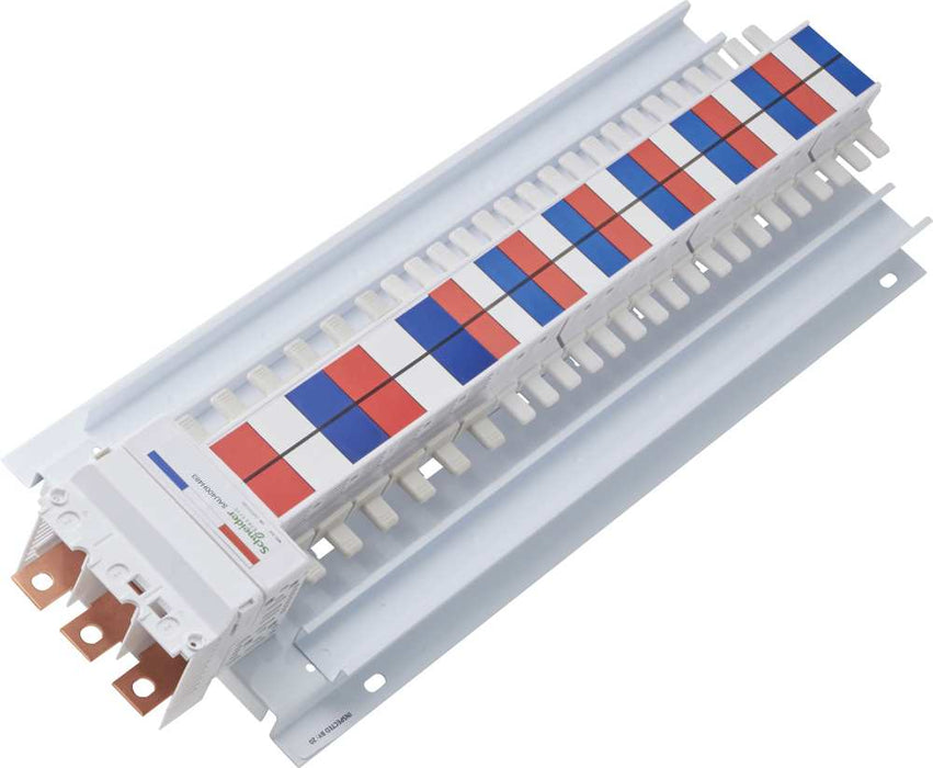 MCB/RCBO Chassis 48Pole 400A 18/27mm 3Ph Top/Bottom Feed