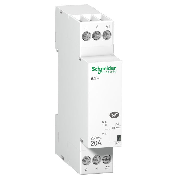 ICT Plus Contactor 20A 1P UC 230VAC
