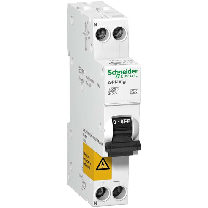 Acti9 Vigi ISPN RCBO 25A 30mA 6kA Type A Slimline
