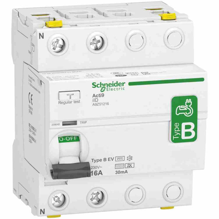 Acti9 IID EV RCCB 2P 16A 30mA Type-B