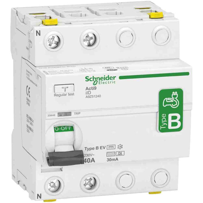 Acti9 IID EV RCCB 2P 40A 30mA Type-B