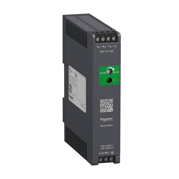 Modicon Power Supply 1Ph 24VDC 72W 3A Switch Mode