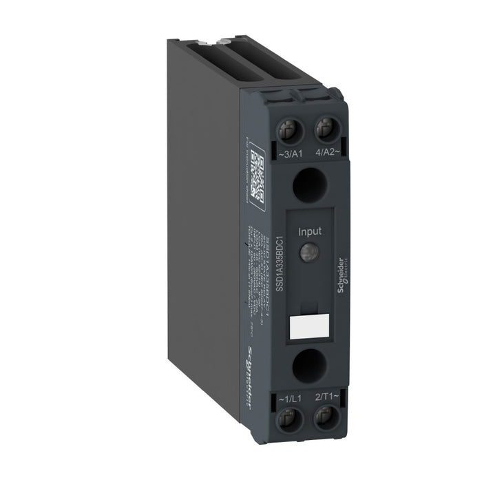 Compact Solid State Relay SSR 35A 1Ph DIN Mount  AC/DC Input