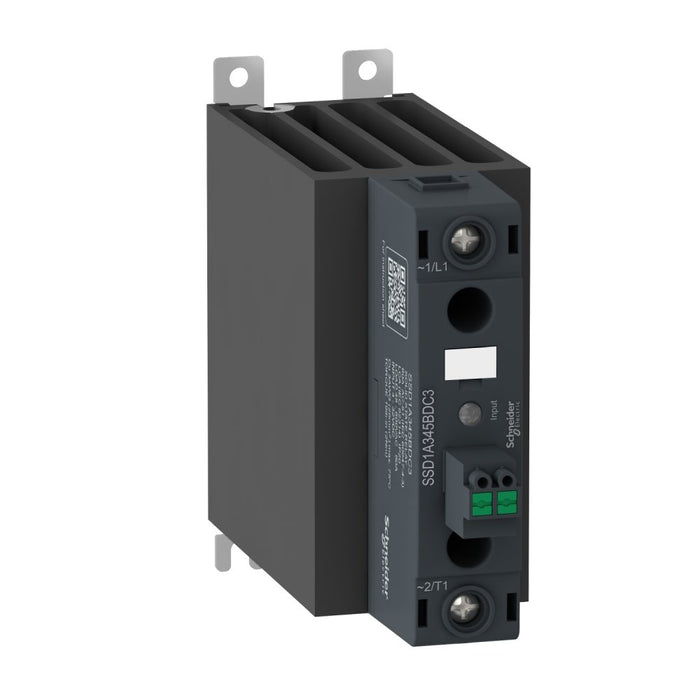 Compact Solid State Relay SSR 60A 1Ph DIN Mounting  DC Input