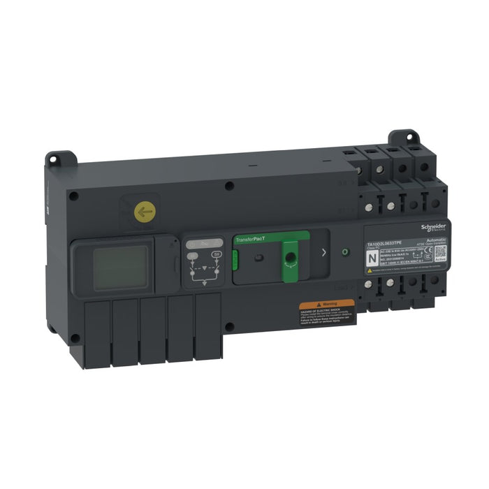 Transfer Switch 2P 100A 230V Active Automatic LCD Frame 100A