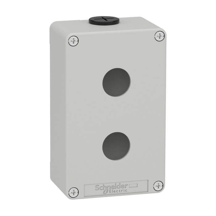 Control Station M20 2 x 22mm Cutouts 80 x 130 x 51.5 Grey