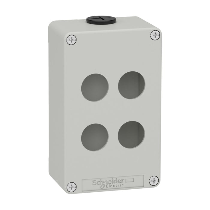 Control Station M20 4 x 22mm Cutouts 80 x 130 x 51.5 Grey