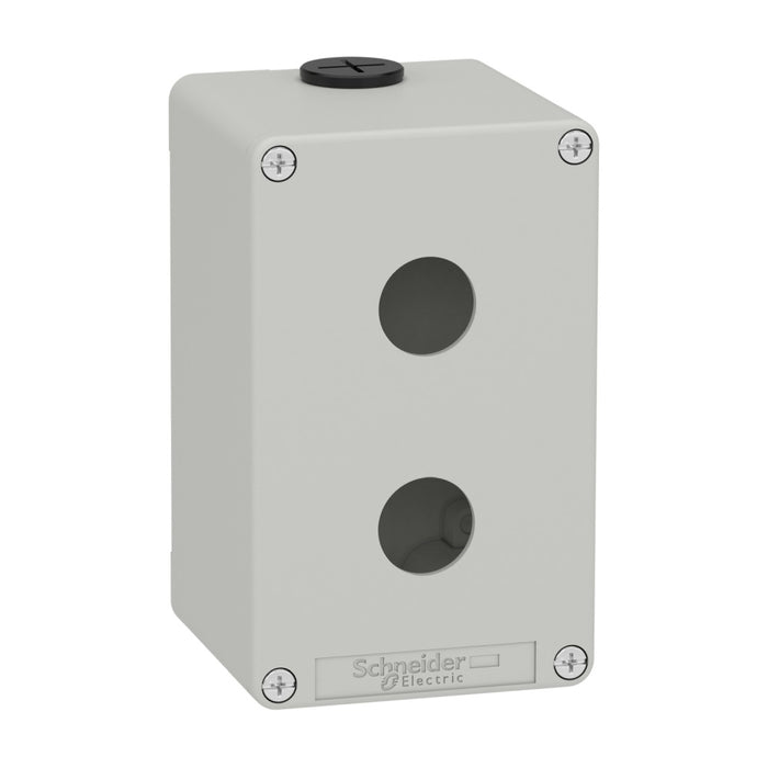 Control Station M20 2 x 22mm Cutouts 80 x 130 x 77 Grey