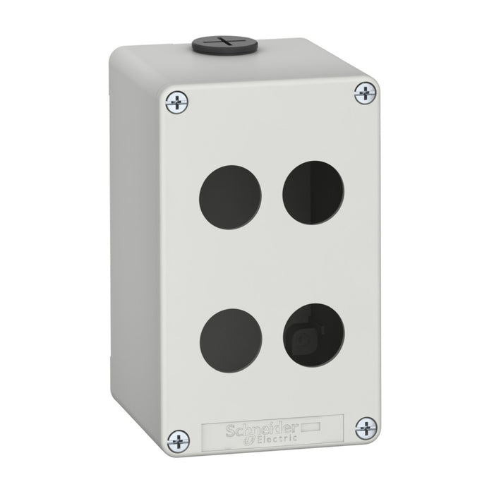 Control Station M20 4 x 22mm Cutouts 80 x 130 x 77 Grey