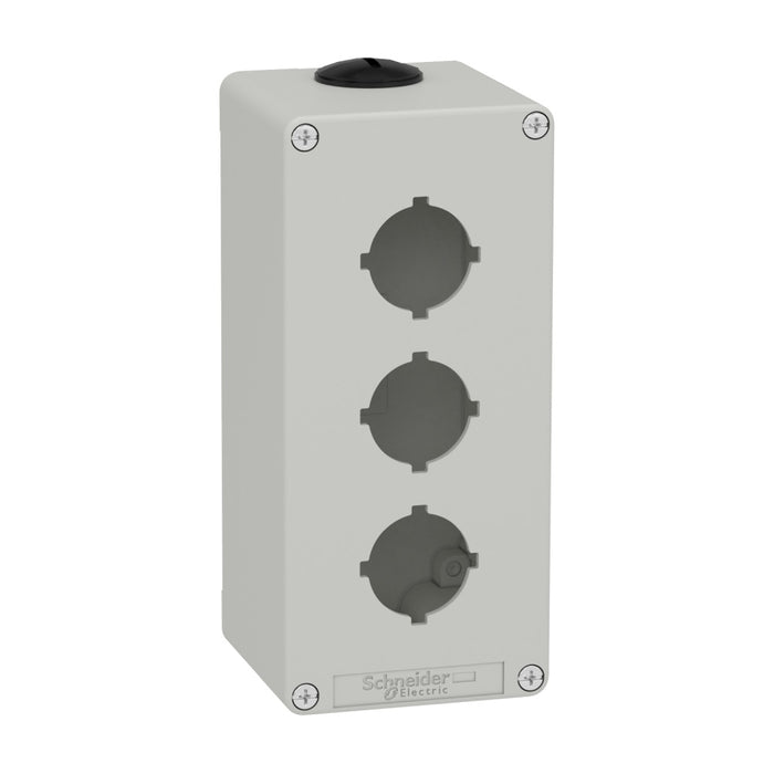 Control Station M25 3x 22mm Notch Cutouts 80 x 175 x 77 Grey
