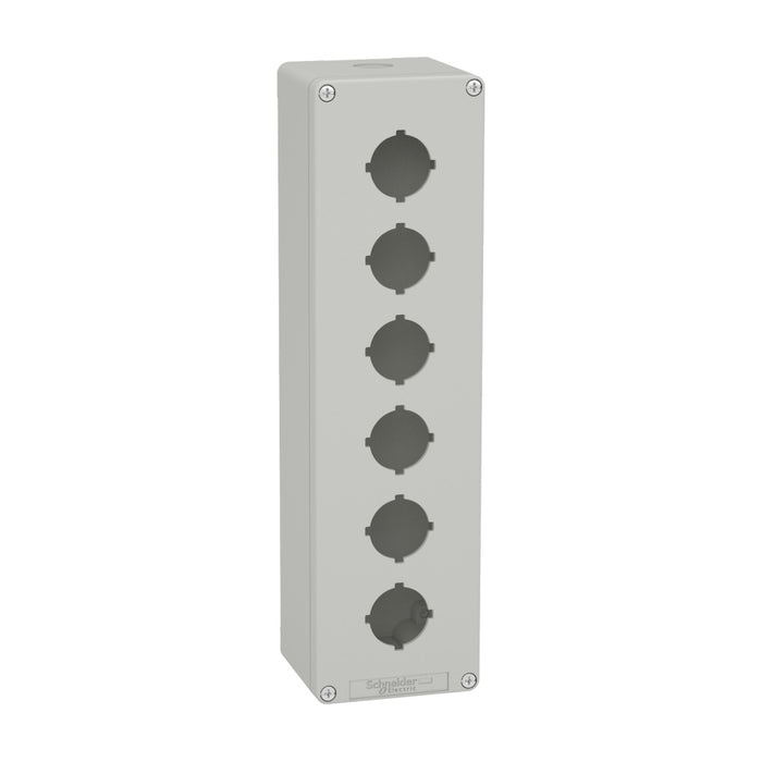 Control Station M32 6x 30mm Notch Cutouts 80 x 310 x 77 Grey