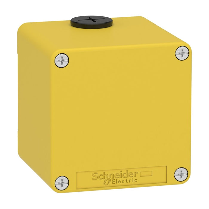 Control Station M20 Undrilled 80 x 80 x 77 Yellow