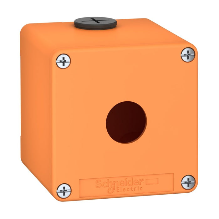 Control Station M20 1 x 22mm Cutout 80 x 80 x 77 Orange
