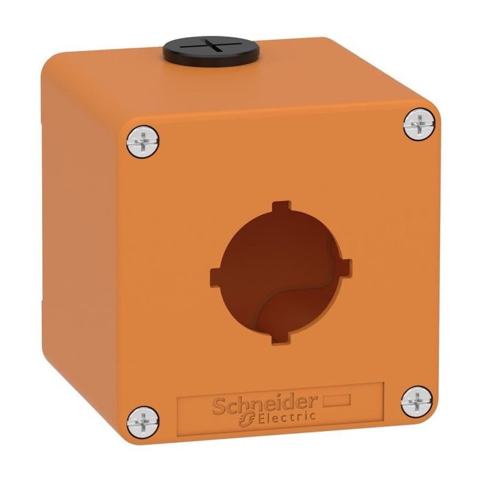 Control Station M20 1x 30mm Notch Cutout 80x 80x 77 Orange