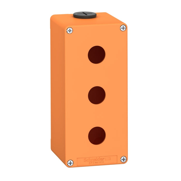 Control Station M25 3 x 22mm Cutouts 80 x 175 x 77 Orange