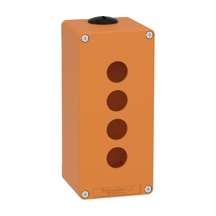 Control Station M25 4 x 22mm Cutouts 80 x 175 x 77 Orange