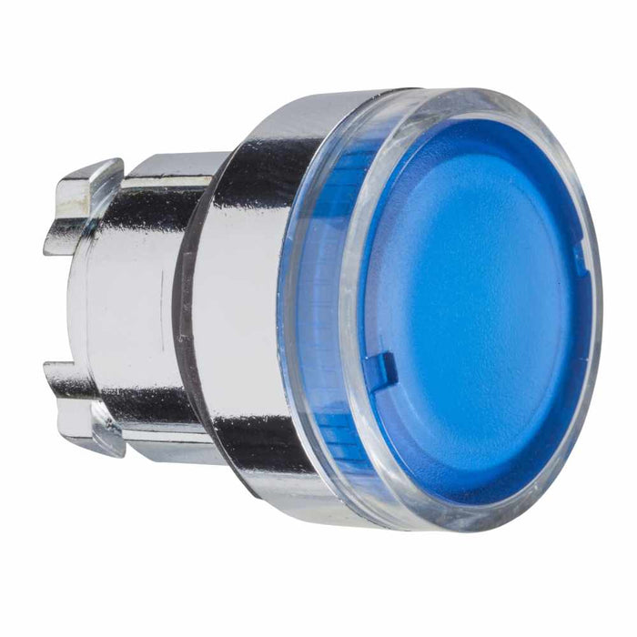 XB4 Pbutton Head Ill 22mm Blue Plain Lens for BA9s Spr Ret