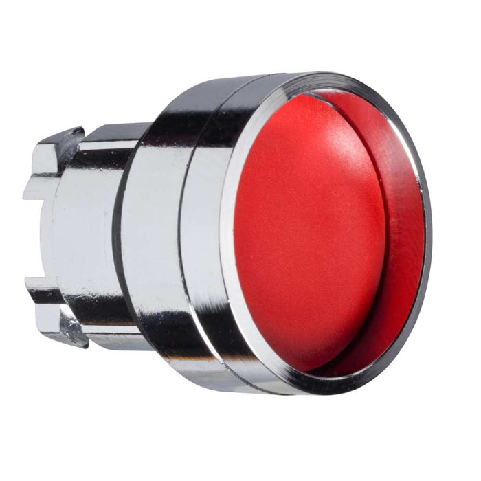 XB4 Pbutton Head Non Ill 22mm Red Recessed Spr Ret Unmarked
