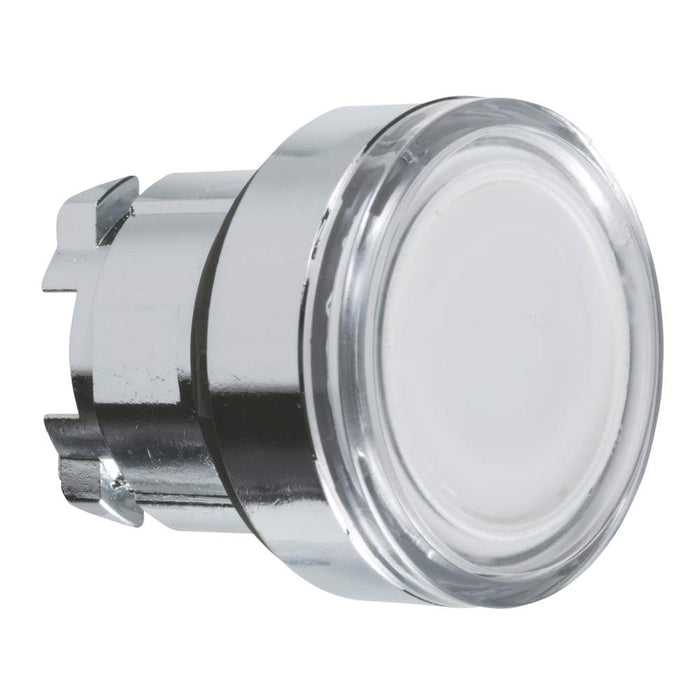 XB4 Pbutton Head Ill 22mm White Plain Lens for BA9s Spr Ret