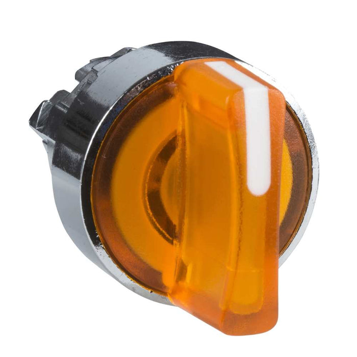 ZB4 Selector Switch Illum 22mm 2pos Spring Ret Orange